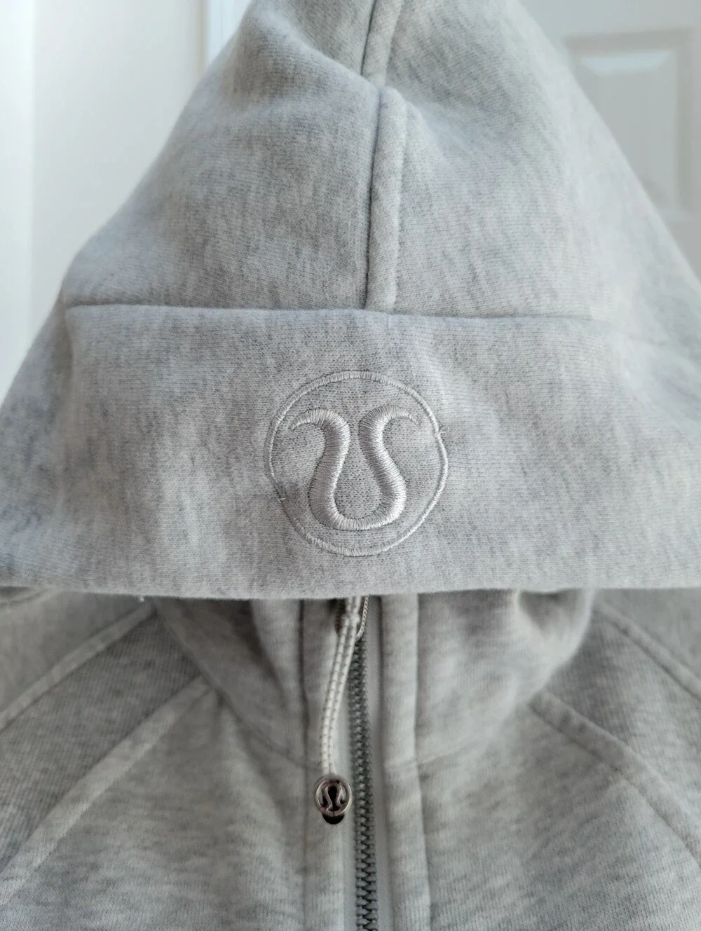Lululemon Scuba Oversized‎ Half-Zip Hoodie Heathered Core Ultra Light Grey